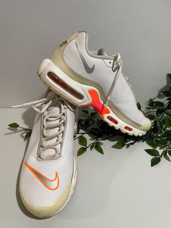 Nike Other - Nike Air Max Plus Tn Running Shoes White/Orange US 10 Mens Sneakers AQ1088-100